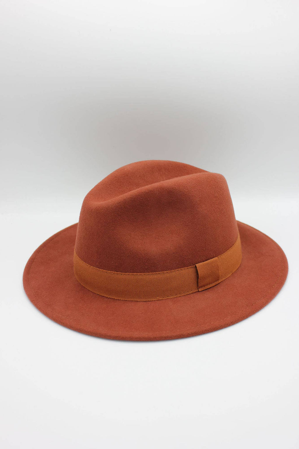 Chapeau Fedora en laine Waterproof Crushable avec ruban: Marine / 58