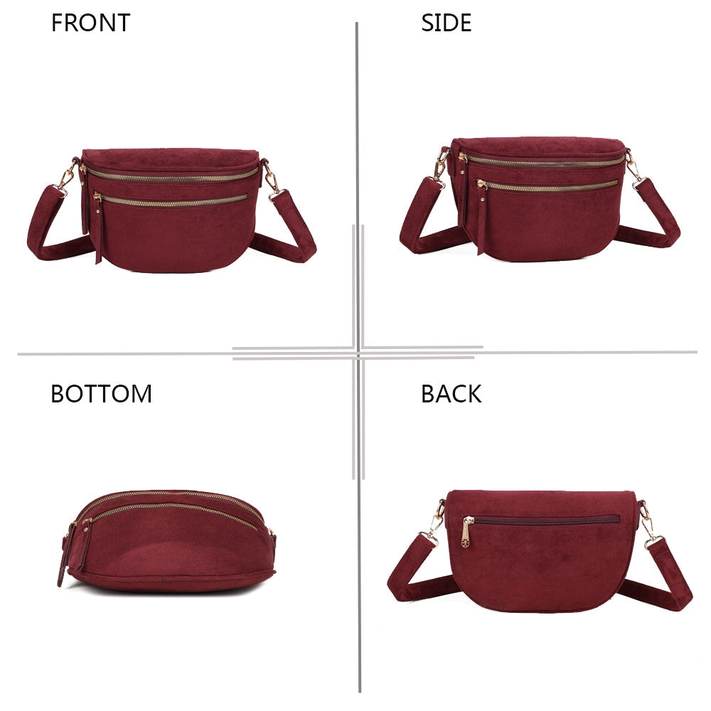 Banane bordeaux suédine