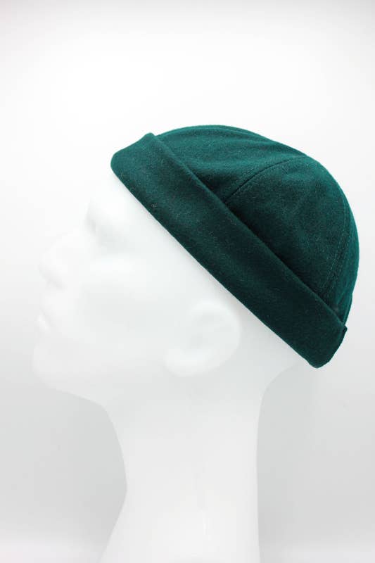 Bonnet Miki Docker en laine: Noir