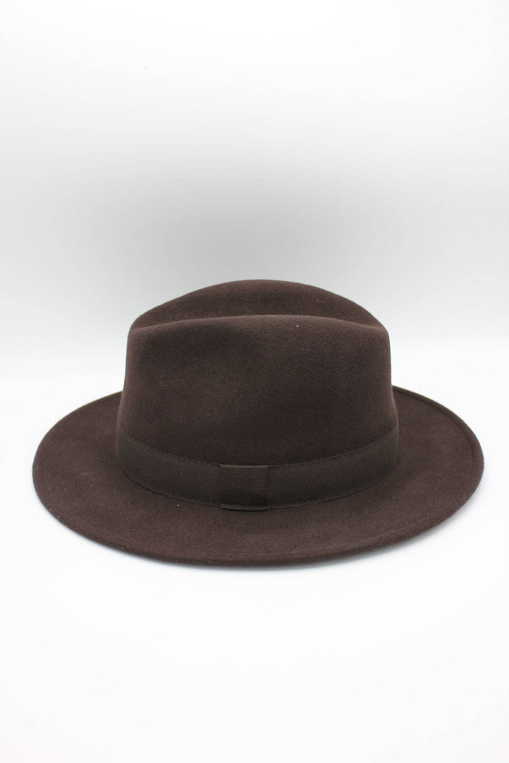 Chapeau Fedora en laine Waterproof Crushable avec ruban: Marine / 58