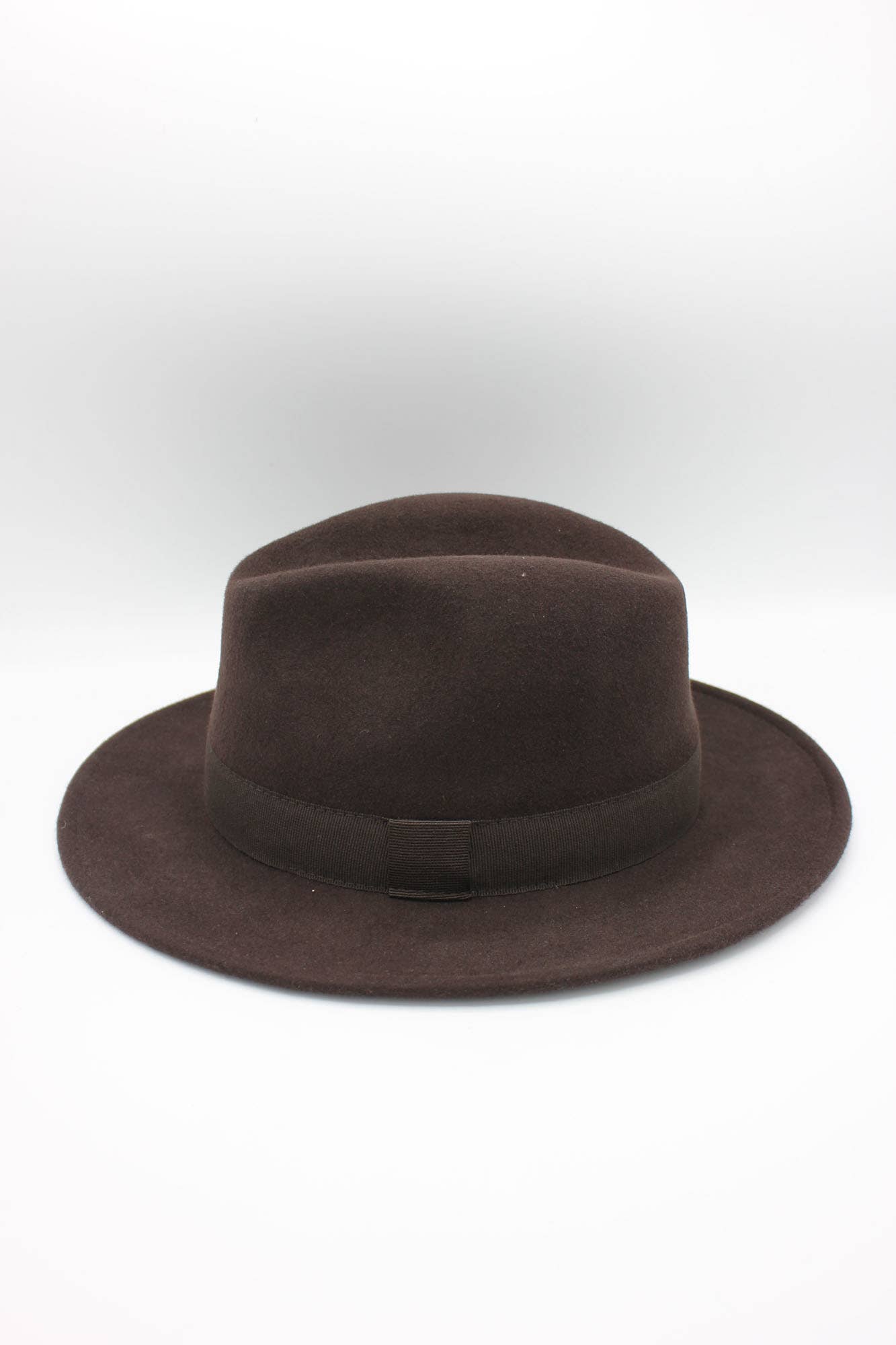 Chapeau Fedora en laine Waterproof Crushable avec ruban: Marine / 58
