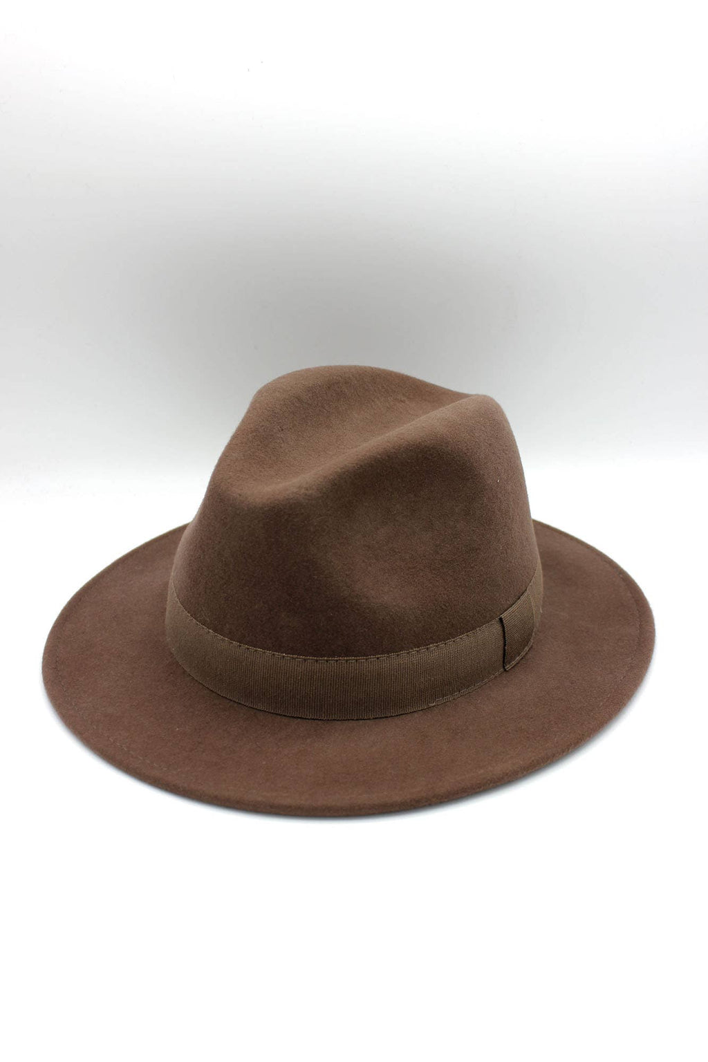 Chapeau Fedora en laine Waterproof Crushable avec ruban: Marine / 58