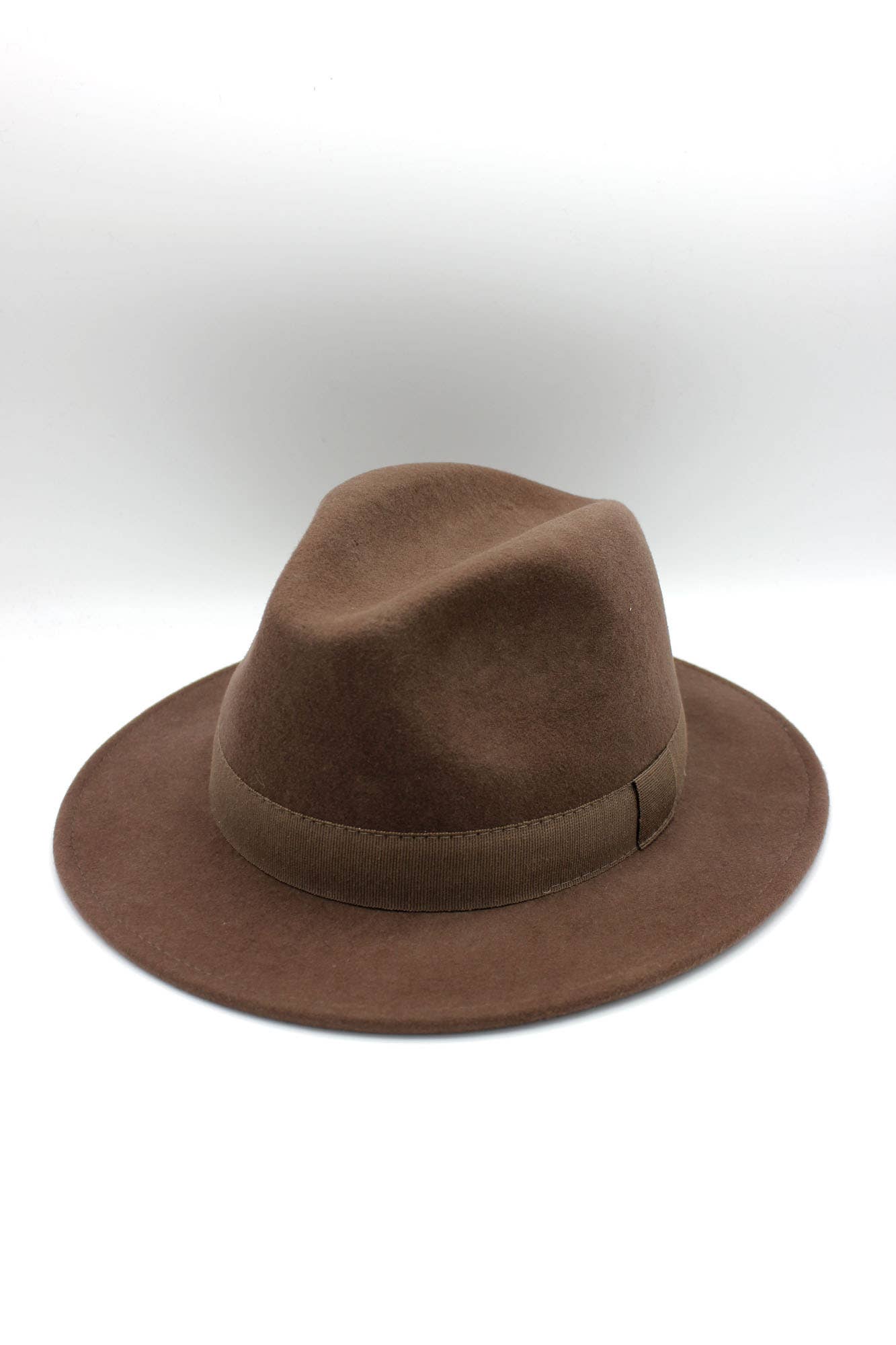 Chapeau Fedora en laine Waterproof Crushable avec ruban: Marine / 58