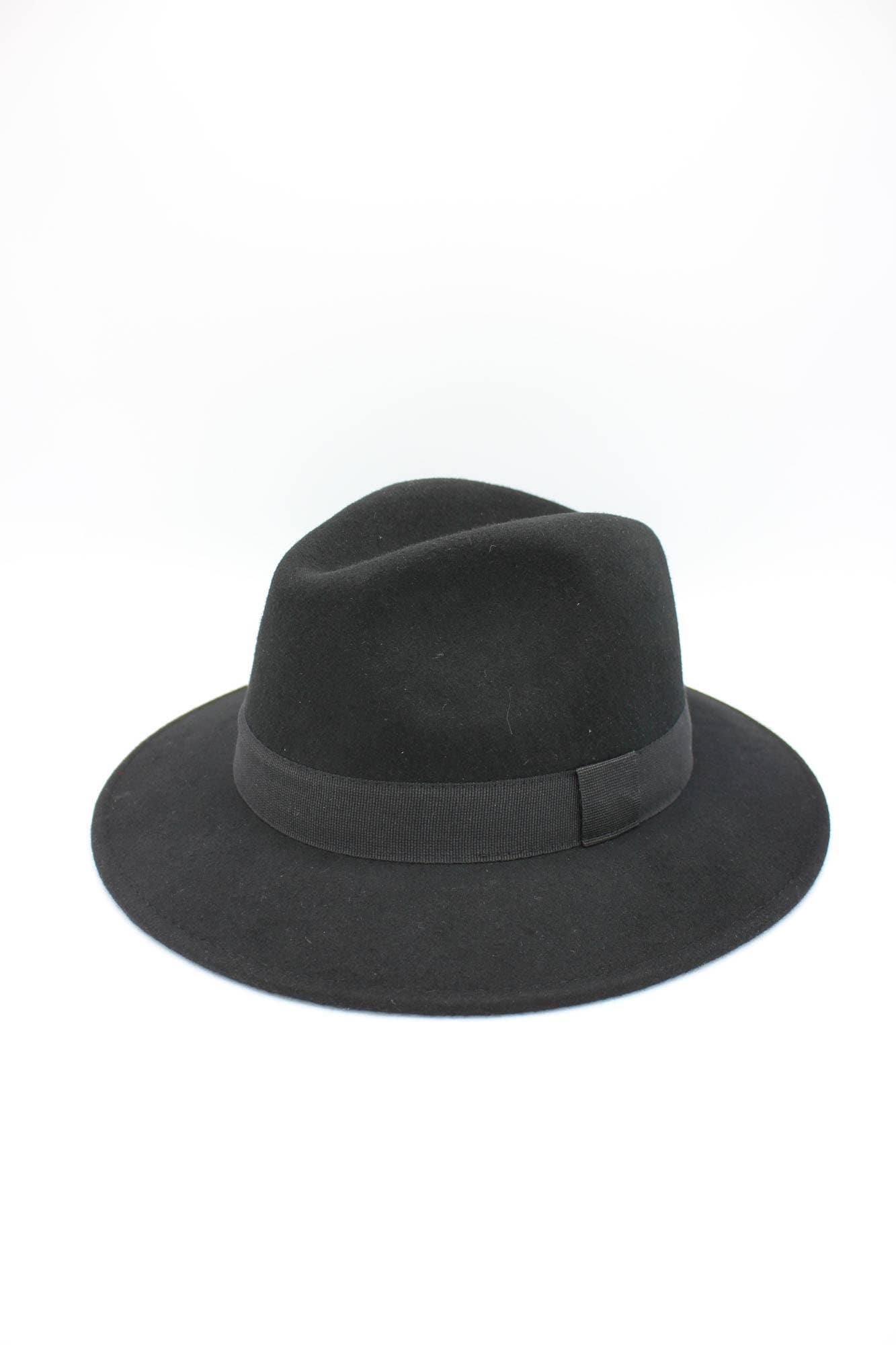 Chapeau Fedora en laine Waterproof Crushable avec ruban: Marine / 58