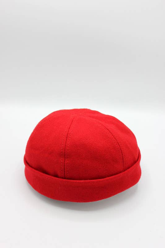 Bonnet Miki Docker en laine: Noir