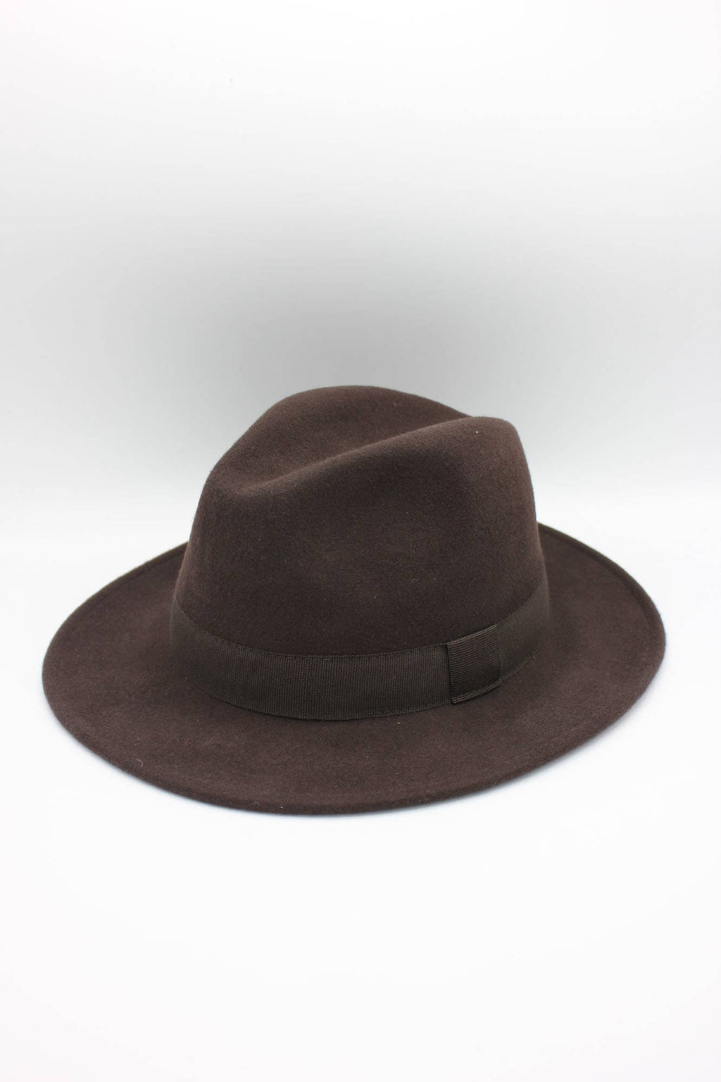 Chapeau Fedora en laine Waterproof Crushable avec ruban: Marine / 58