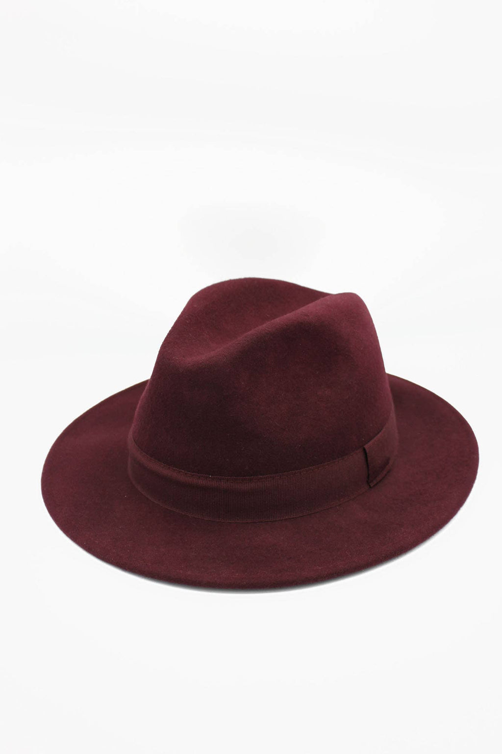Chapeau Fedora en laine Waterproof Crushable avec ruban: Marine / 58