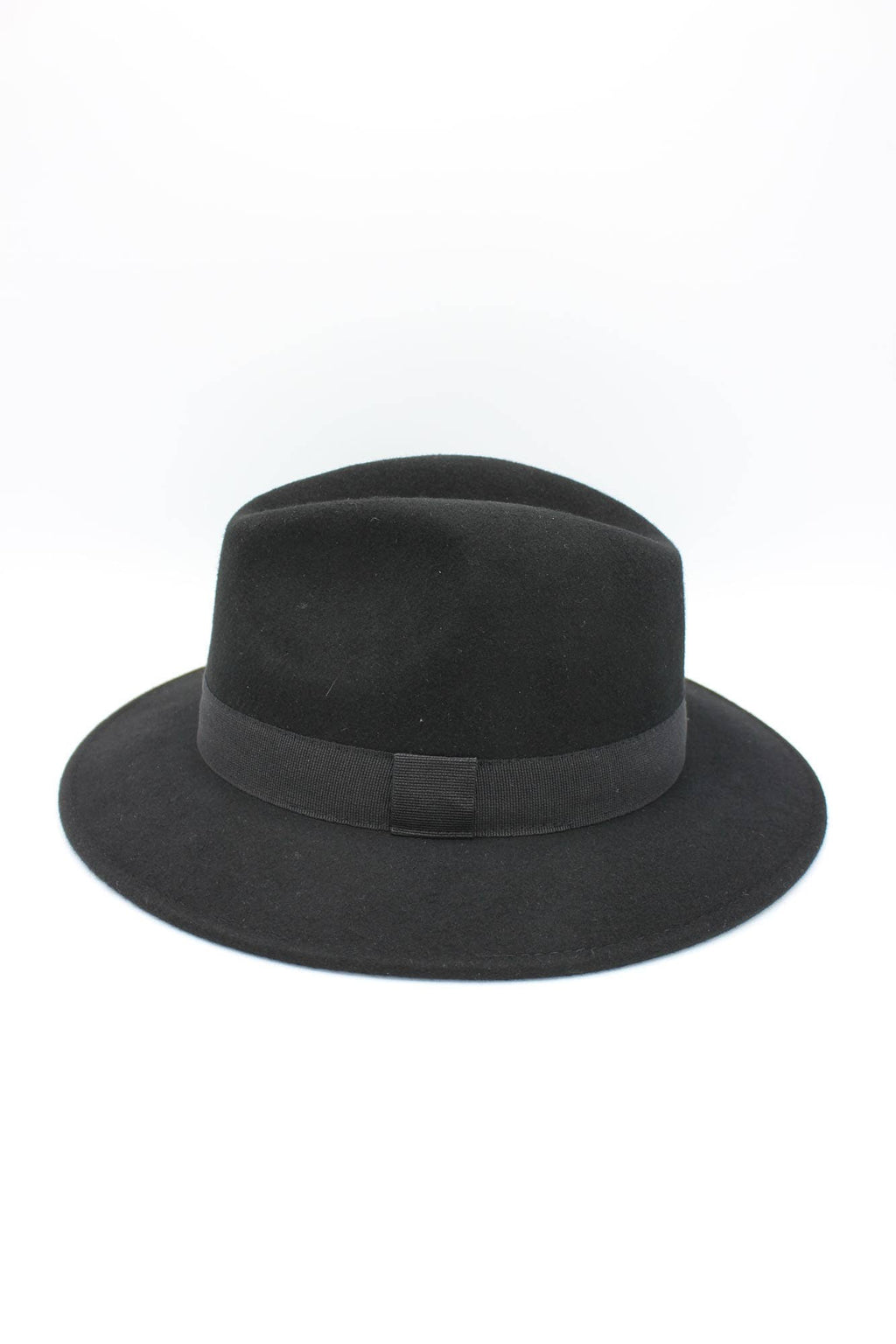 Chapeau Fedora en laine Waterproof Crushable avec ruban: Marine / 58