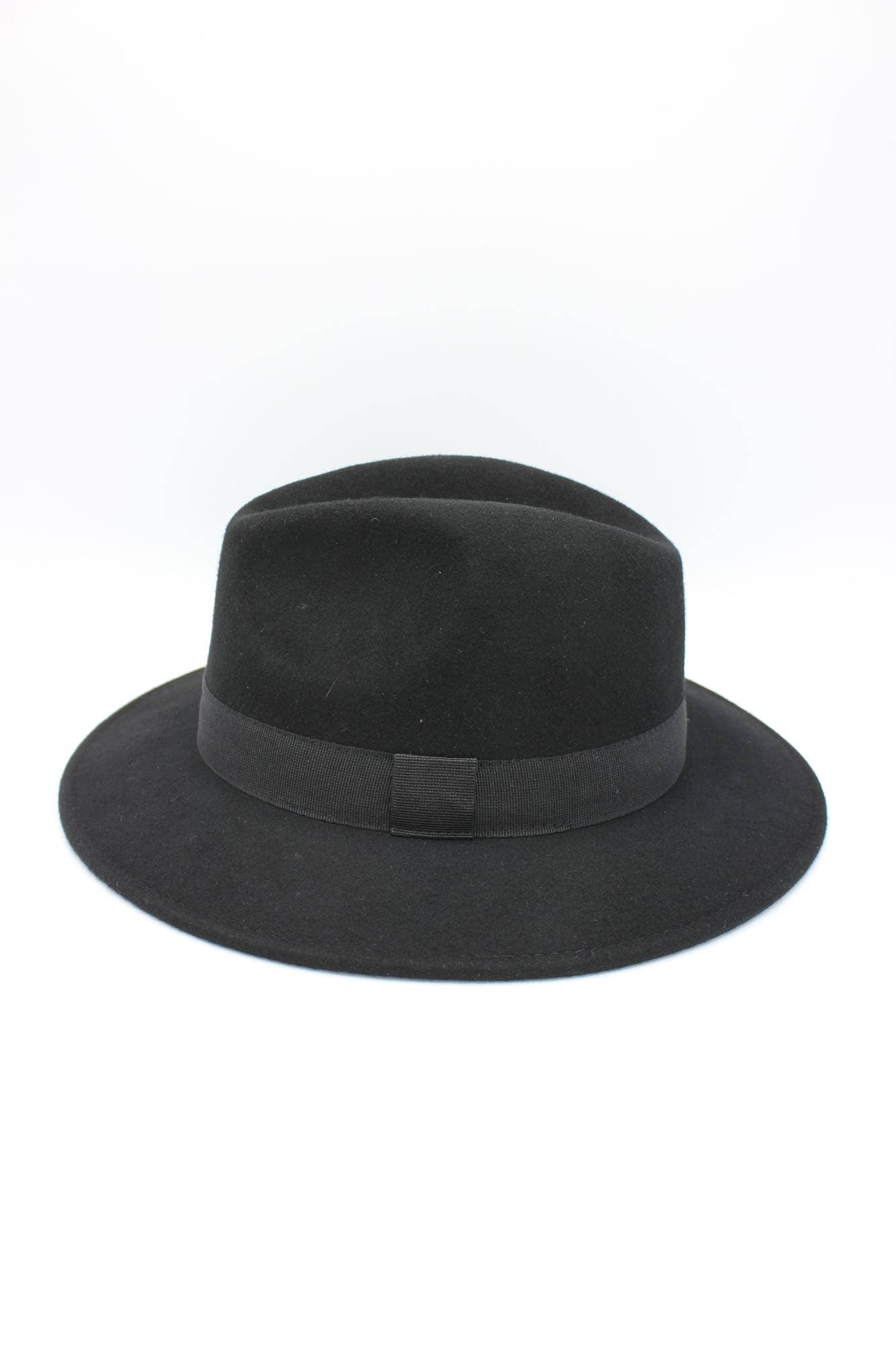 Chapeau Fedora en laine Waterproof Crushable avec ruban: Marine / 58