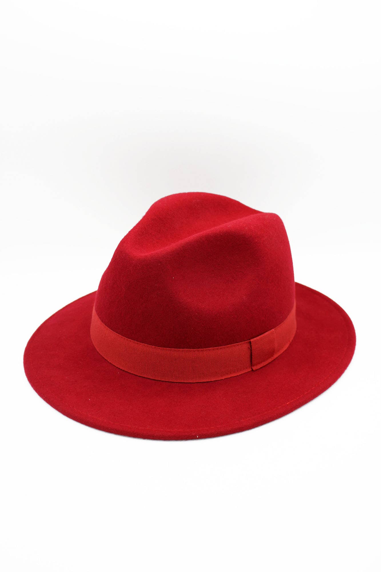 Chapeau Fedora en laine Waterproof Crushable avec ruban: Marine / 58