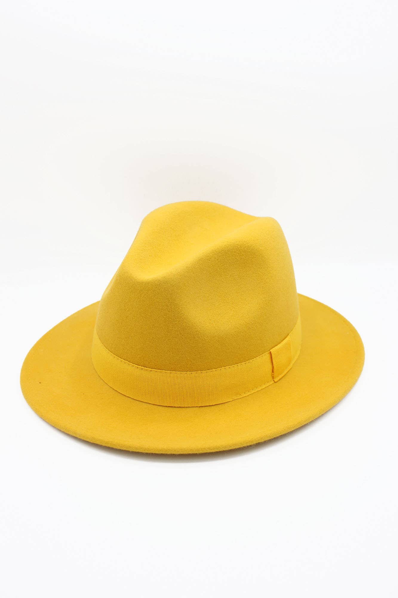 Chapeau Fedora en laine Waterproof Crushable avec ruban: Marine / 58