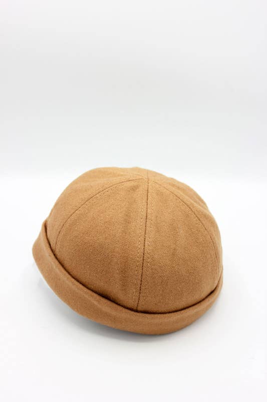 Bonnet Miki Docker en laine: Noir