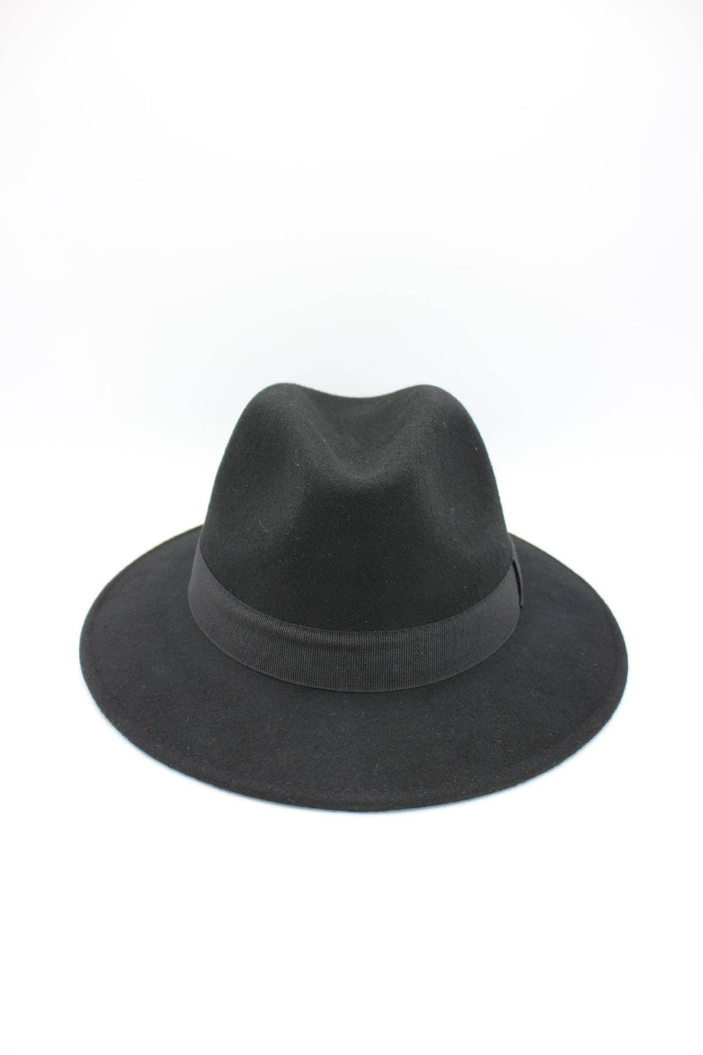 Chapeau Fedora en laine Waterproof Crushable avec ruban: Marine / 58