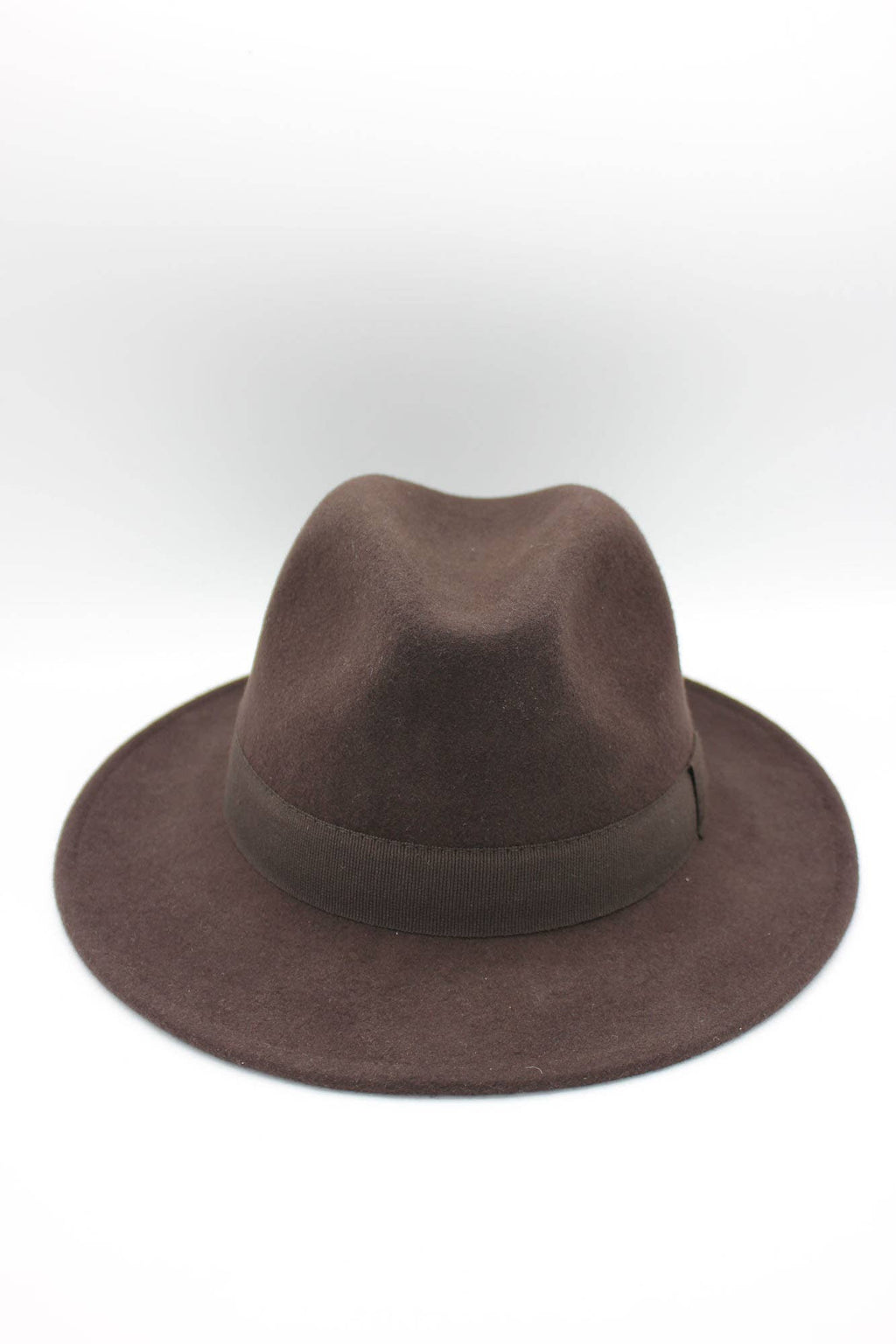 Chapeau Fedora en laine Waterproof Crushable avec ruban: Marine / 58